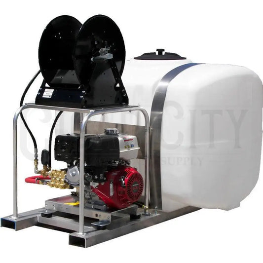 PressurePro Skid Tank Assembly 200 Gal Pressure Washers Cigarcity Softwash.
