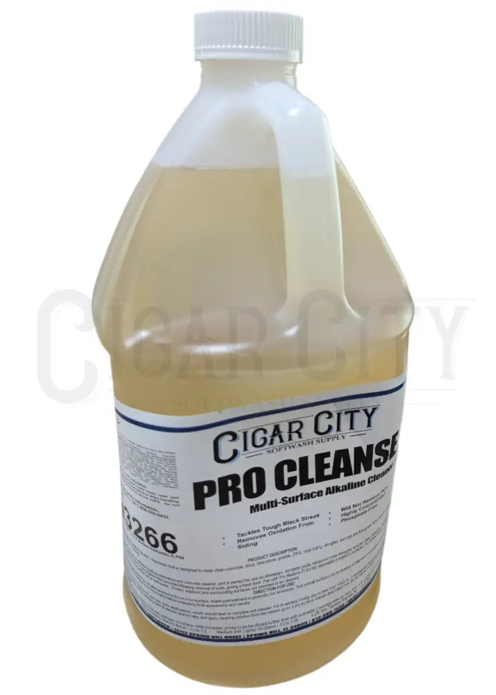 Pro Cleanse BC Chemicals Cigarcity Softwash.
