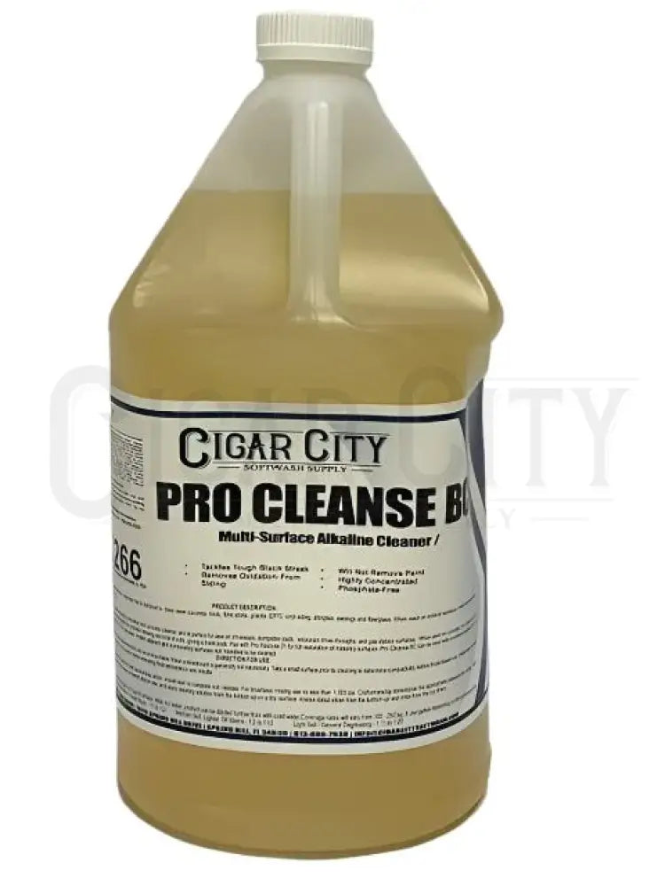 Pro Cleanse BC Chemicals Cigarcity Softwash.