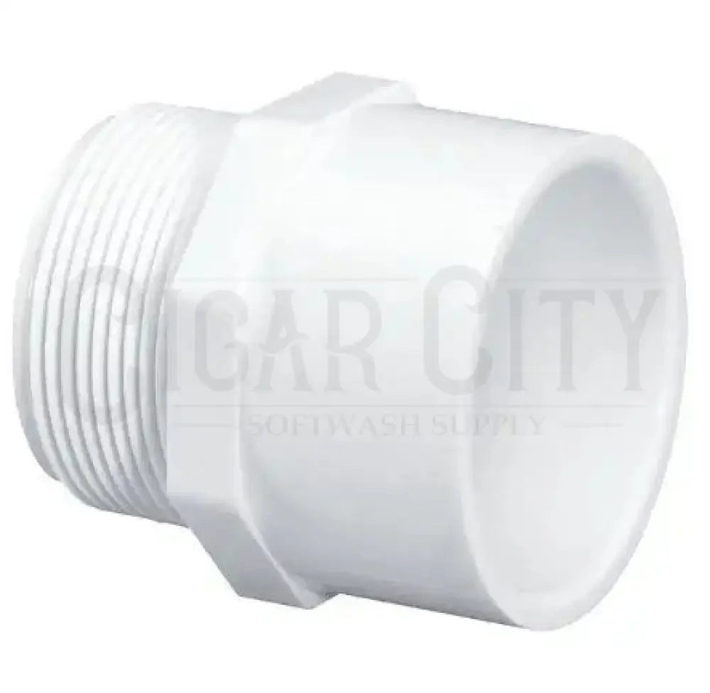 PVC Male Adapter, MNPT x Socket Cigarcity Softwash.