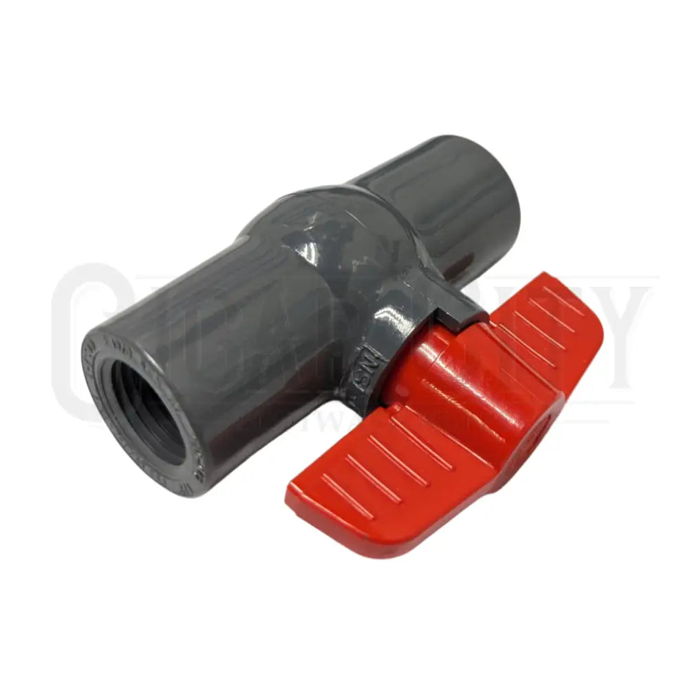Red 1/2” Shutoff Valve Cigarcity Softwash.