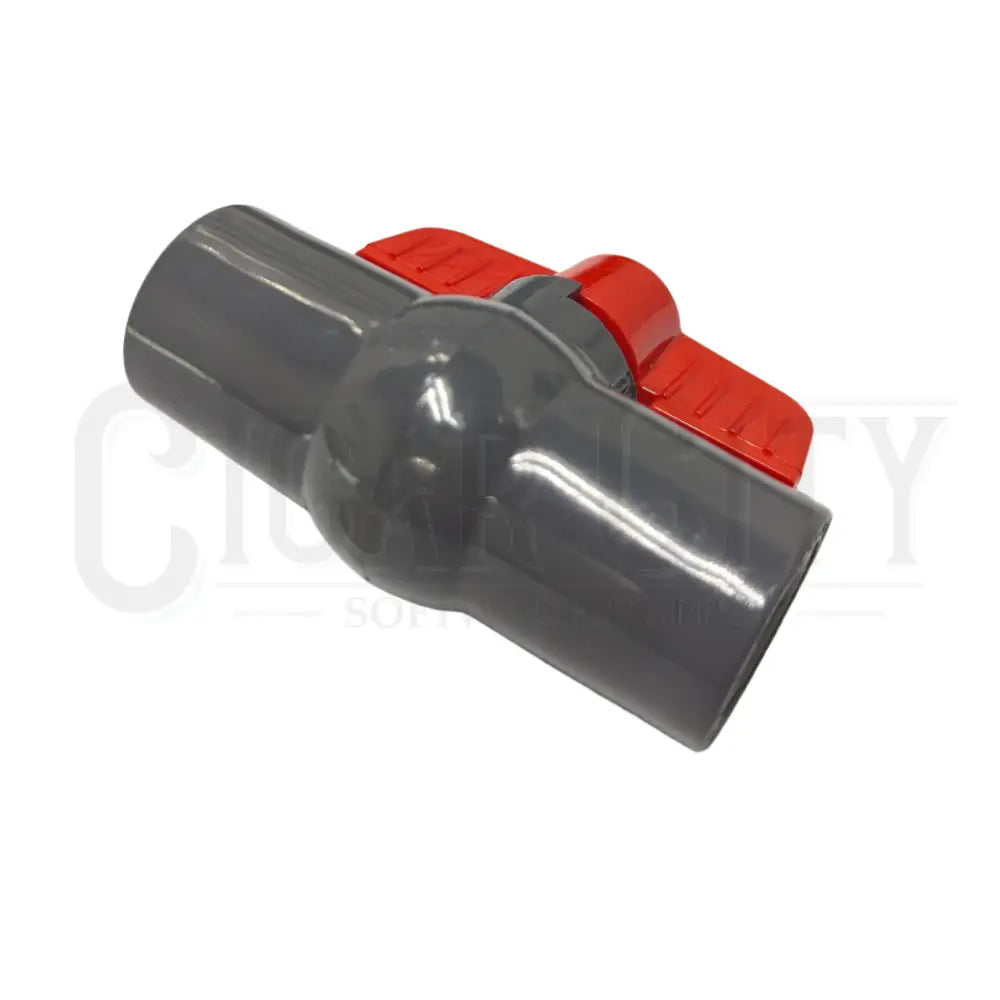 Red 1/2” Shutoff Valve Cigarcity Softwash.