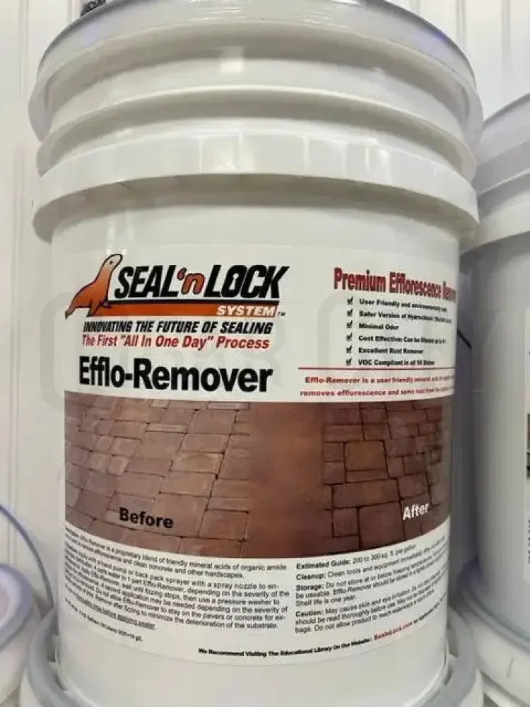 Seal n' Lock - Efflo-Remover 5 Gallon (IN STORE PICKUP ONLY) Cigarcity Softwash.