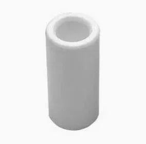 White cylindrical softwash equipment component for professional cleaning systems