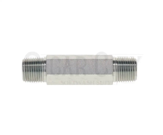 Stainless Steel Pipe Nipple  Cigarcity Softwash.