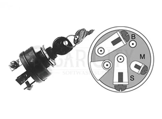 STARTER SWITCH FOR SNAPPER  Cigarcity Softwash.