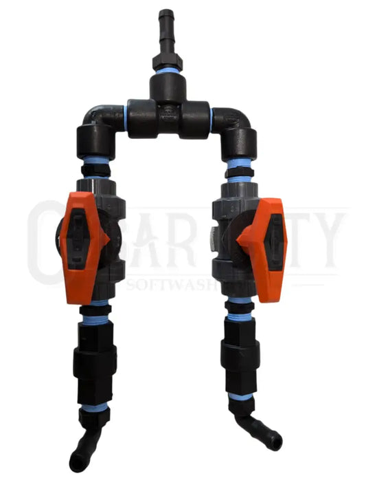 The Hurricane 1/2’’ Blend Mixing Softwash Proportioner Complete Kits