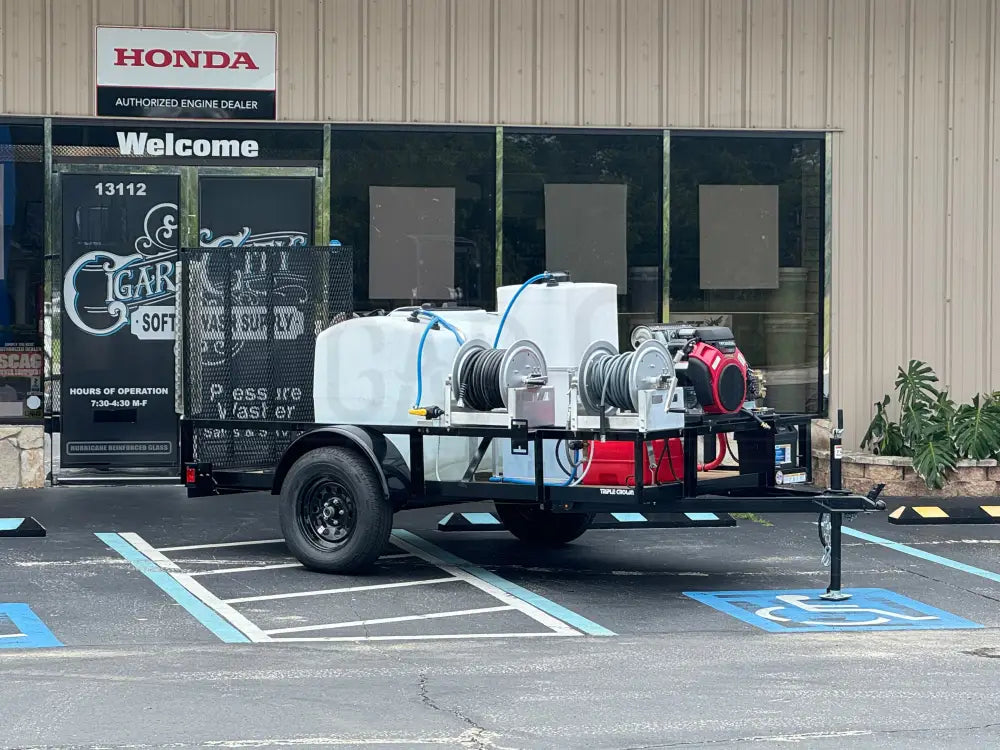 The Micro Series - 5x10 Downstream Pressure Washing Trailer Complete Rigs Cigarcity Softwash.