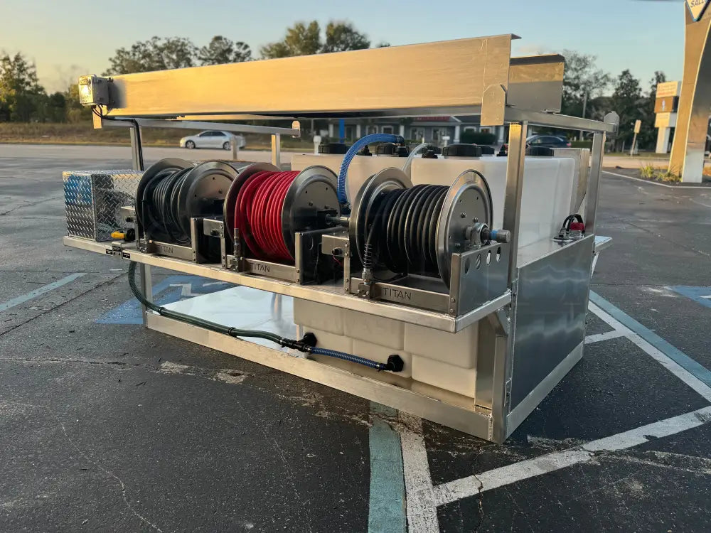 The Stallion XL 8' Pressure & Soft Washing Truck Bed Skid Complete Rigs Cigarcity Softwash.