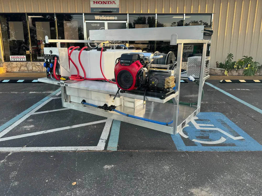 The Stallion XL 8' Pressure & Soft Washing Truck Bed Skid Complete Rigs Cigarcity Softwash.