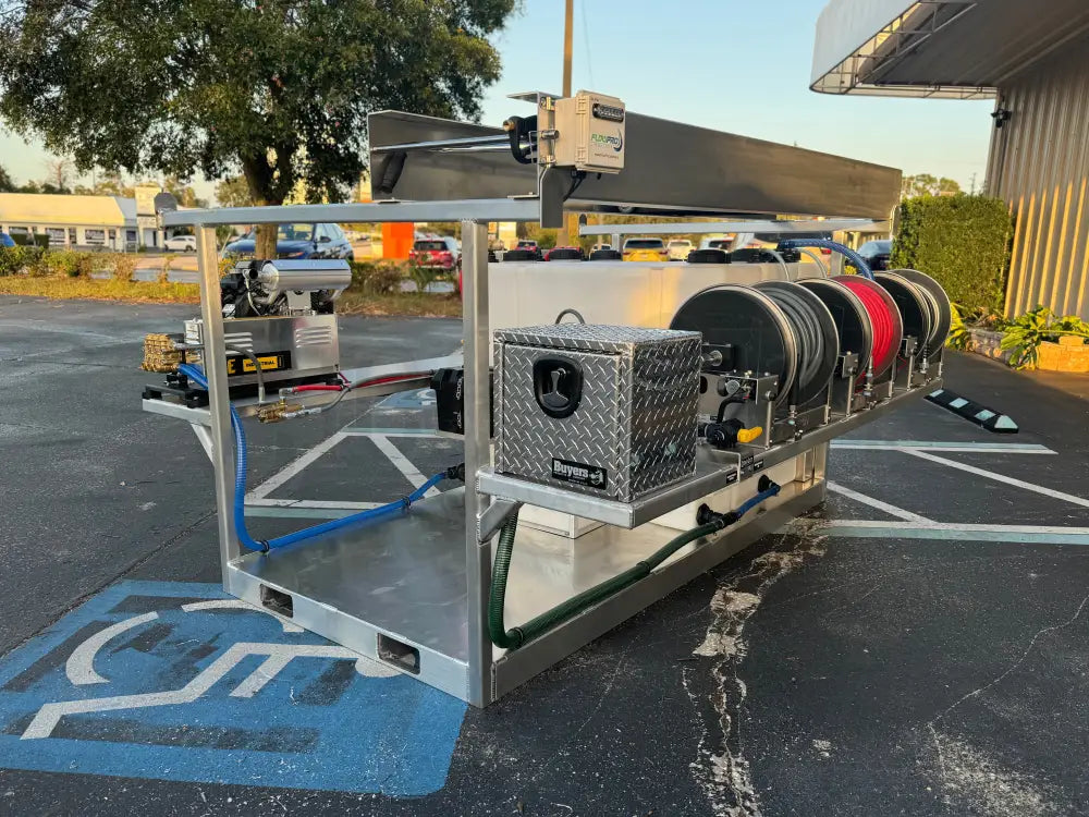 The Stallion XL 8' Pressure & Soft Washing Truck Bed Skid Complete Rigs Cigarcity Softwash.