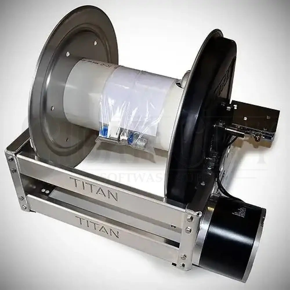 Titan 12", Electric Reel, 1/2" Manifold 4312ES Hose Reels Cigarcity Softwash.