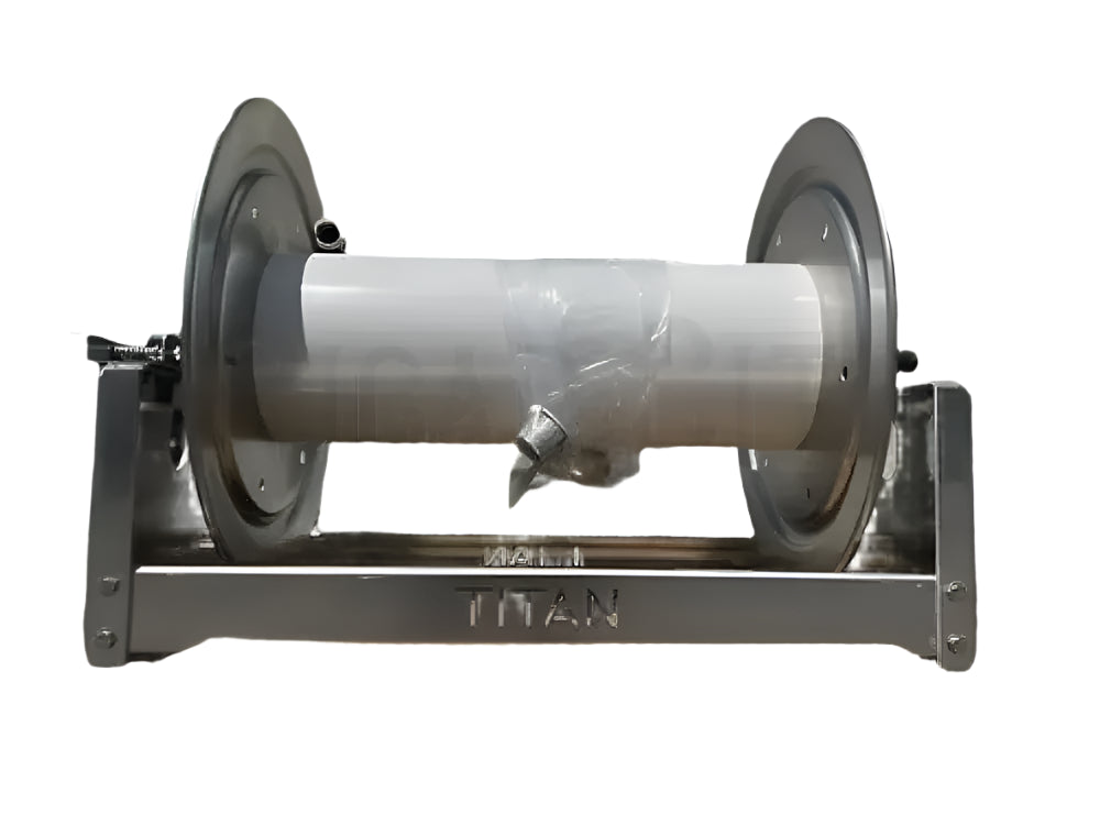 Titan 18" Manual Reel, 1/2" Manifold 4318S Hose Reels Cigarcity Softwash.