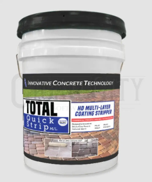 Total Quick Strip - Paint & Coatings Stripper for Concrete 770-5G Multilayer  Cigarcity Softwash.