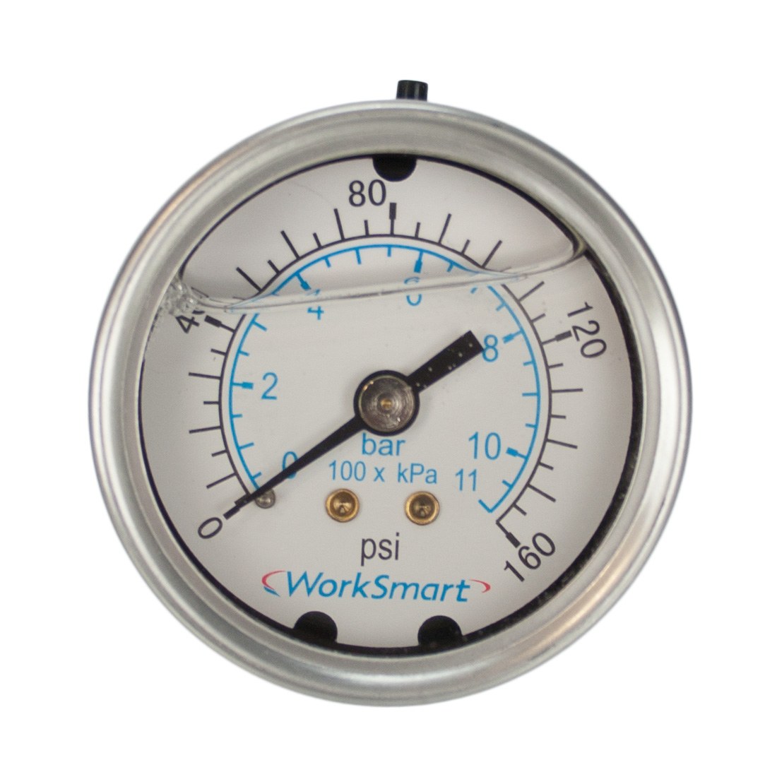 Tucker 0-160 PSI Liquid Filled Pressure Gauge WindowCleaner.com