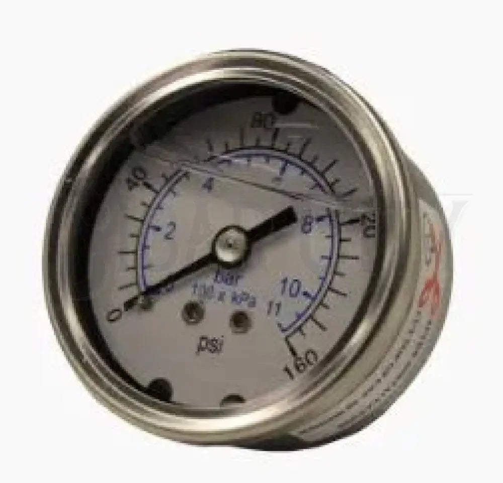 Tucker USA 0-160 psi Pressure Gauge Liquid Filled 12003-a Window Cleaning Accessories Cigarcity Softwash.