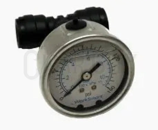 Tucker USA Inline Pressure Gauge T-Inline-Gauge Window Cleaning Accessories Cigarcity Softwash.