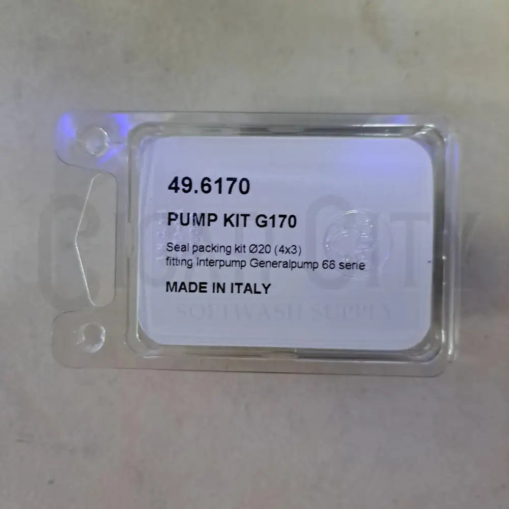 Veloci Replacement Pump Seal Kit - General Pump 66 Series (TSF2021, TSF2022) 49.6170 Maintenance Cigarcity Softwash.