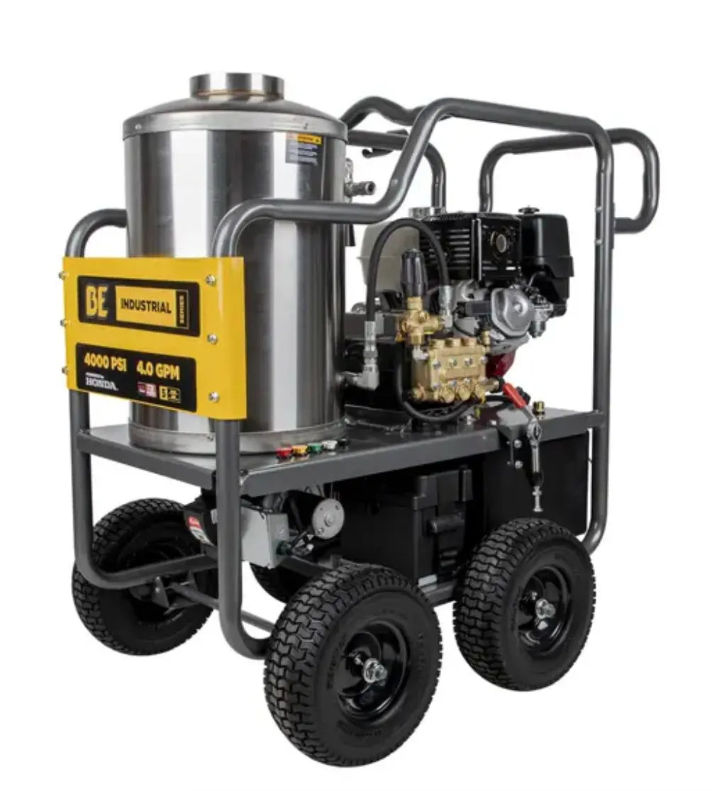 BE 4GPM@4000psi Hot Pressure Washer GX390 HW4013HBG Pressure Washers Cigarcity Softwash.