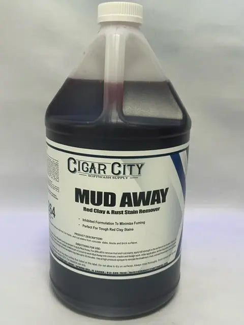 Mud Away Chemicals Cigarcity Softwash.