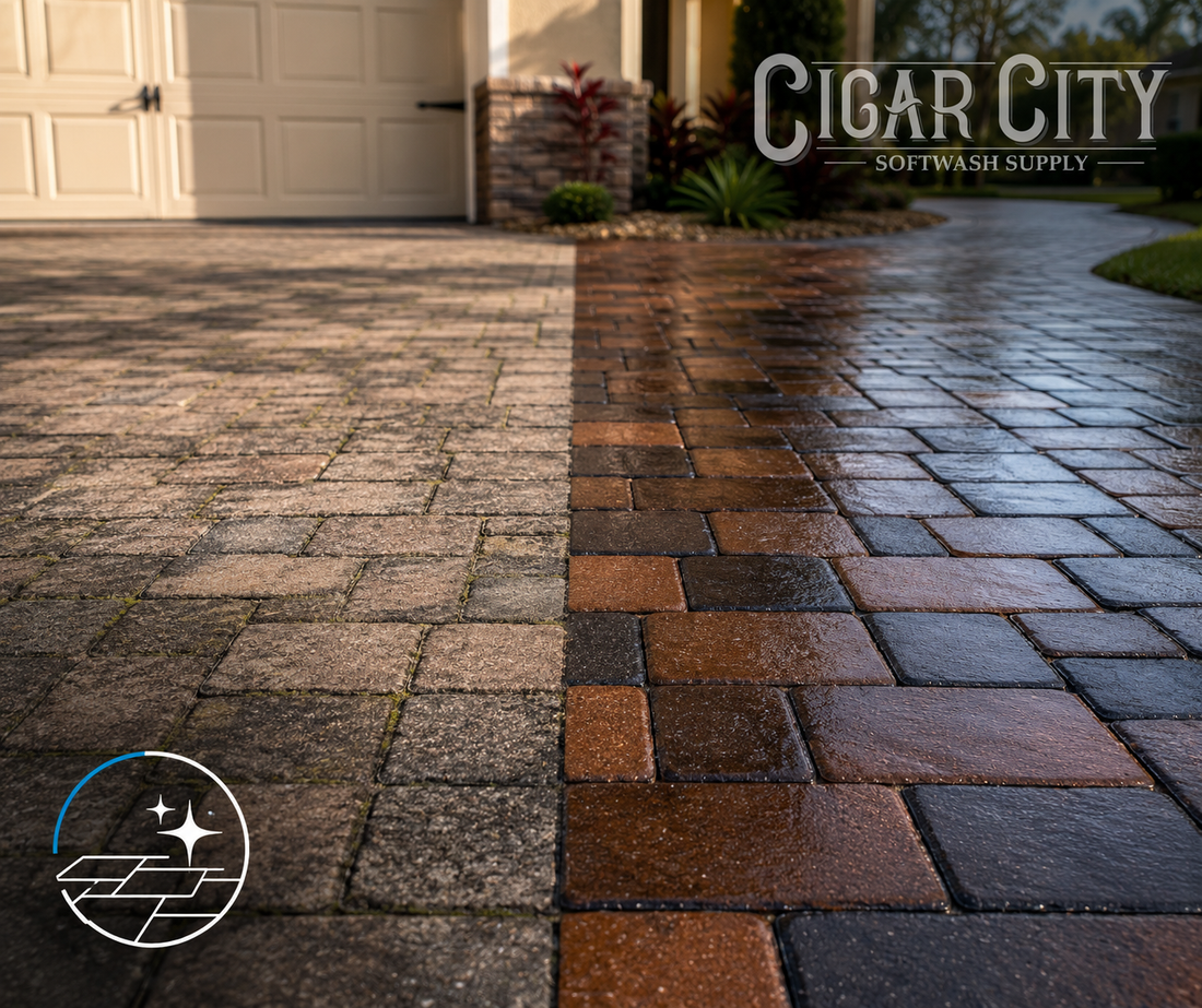 Unlock the Potential: Incorporating Paver Sealing into Your Pressure Washing and Soft Washing Business