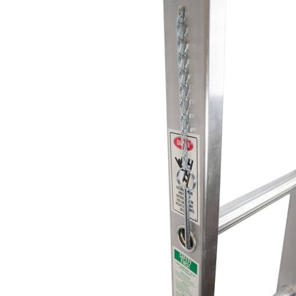 Metallic Ladder Aluminum Bottom Section - 6 Foot WindowCleaner.com