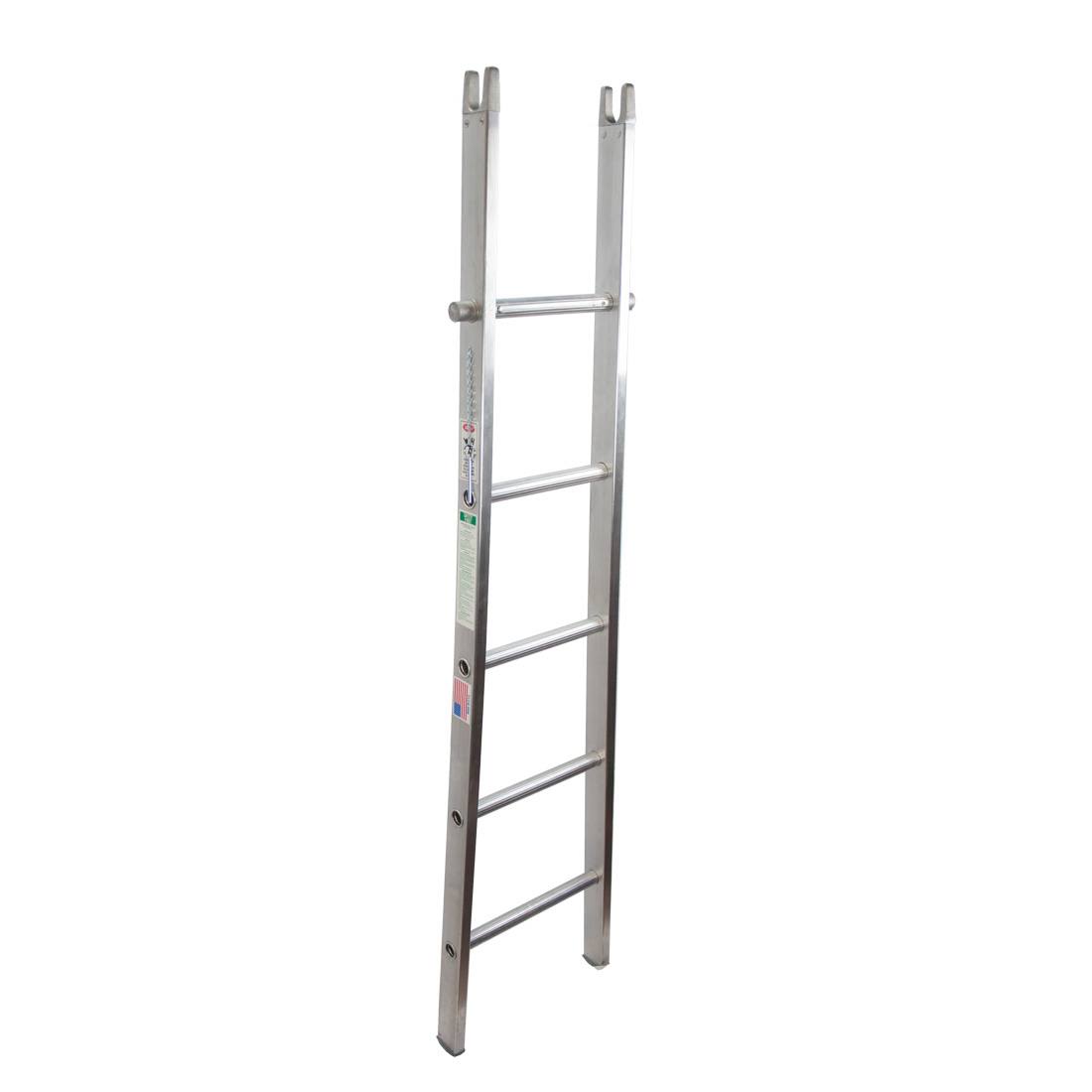 Metallic Ladder Aluminum Bottom Section - 6 Foot WindowCleaner.com