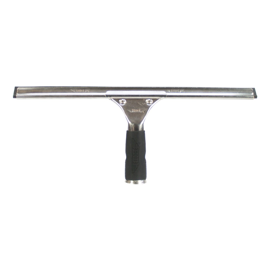 Ettore Complete Stainless Steel with Rubber Grip Squeegee WindowCleaner.com