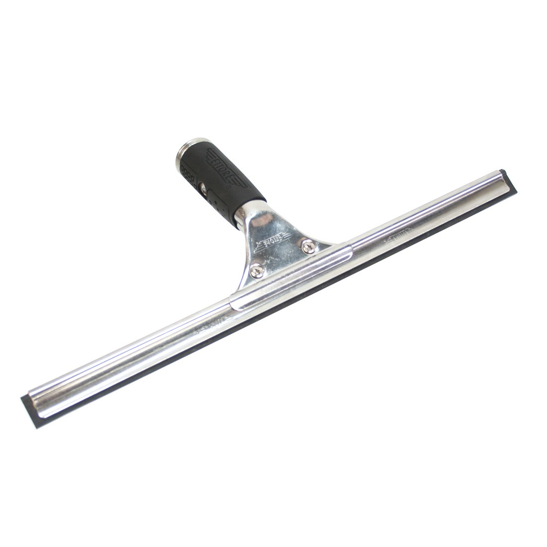 Ettore Complete Stainless Steel with Rubber Grip Squeegee WindowCleaner.com