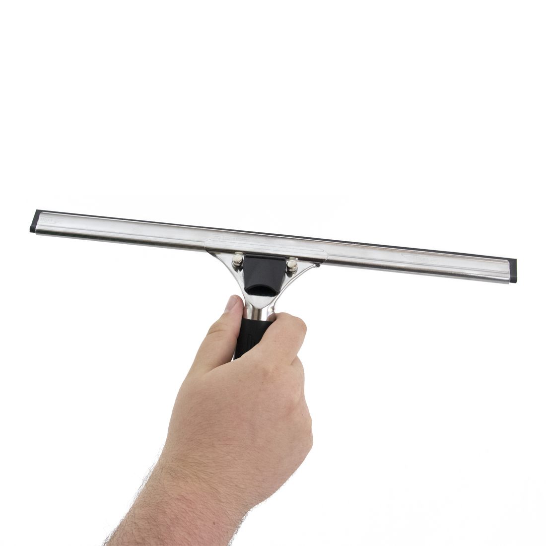 Ettore Complete Quick Release Stainless Steel with Rubber Grip Squeegee WindowCleaner.com
