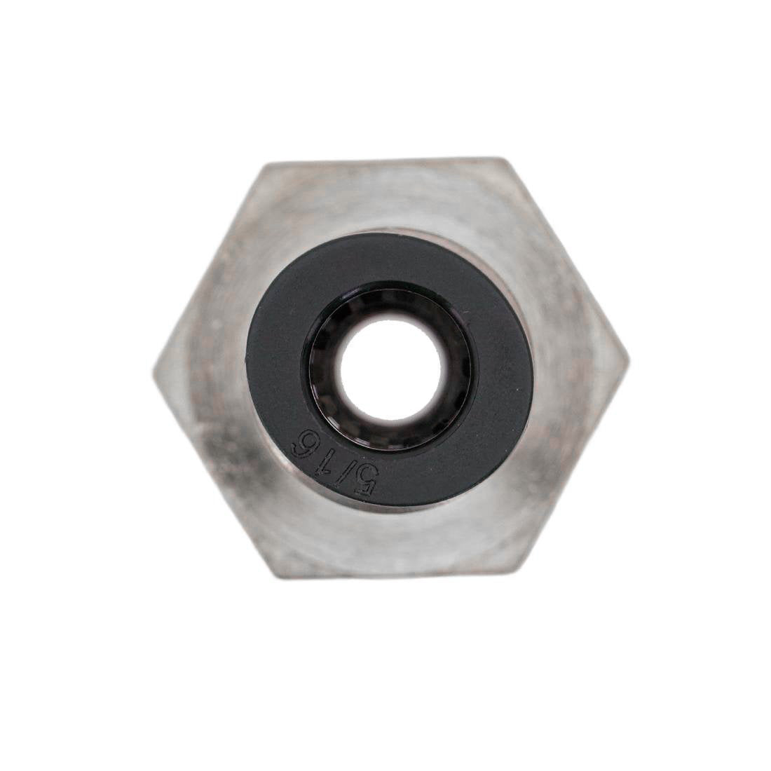 PTC Straight Female Connector 5/16" OD - 3/8" NPT Female