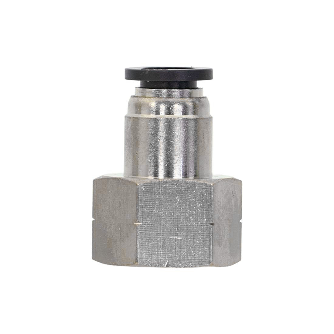 PTC Straight Female Connector 5/16" OD - 3/8" NPT Female