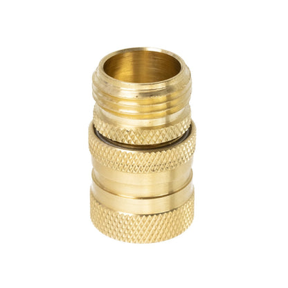 Garden Hose Quick Connect Male and Female Set - Brass WindowCleaner.com