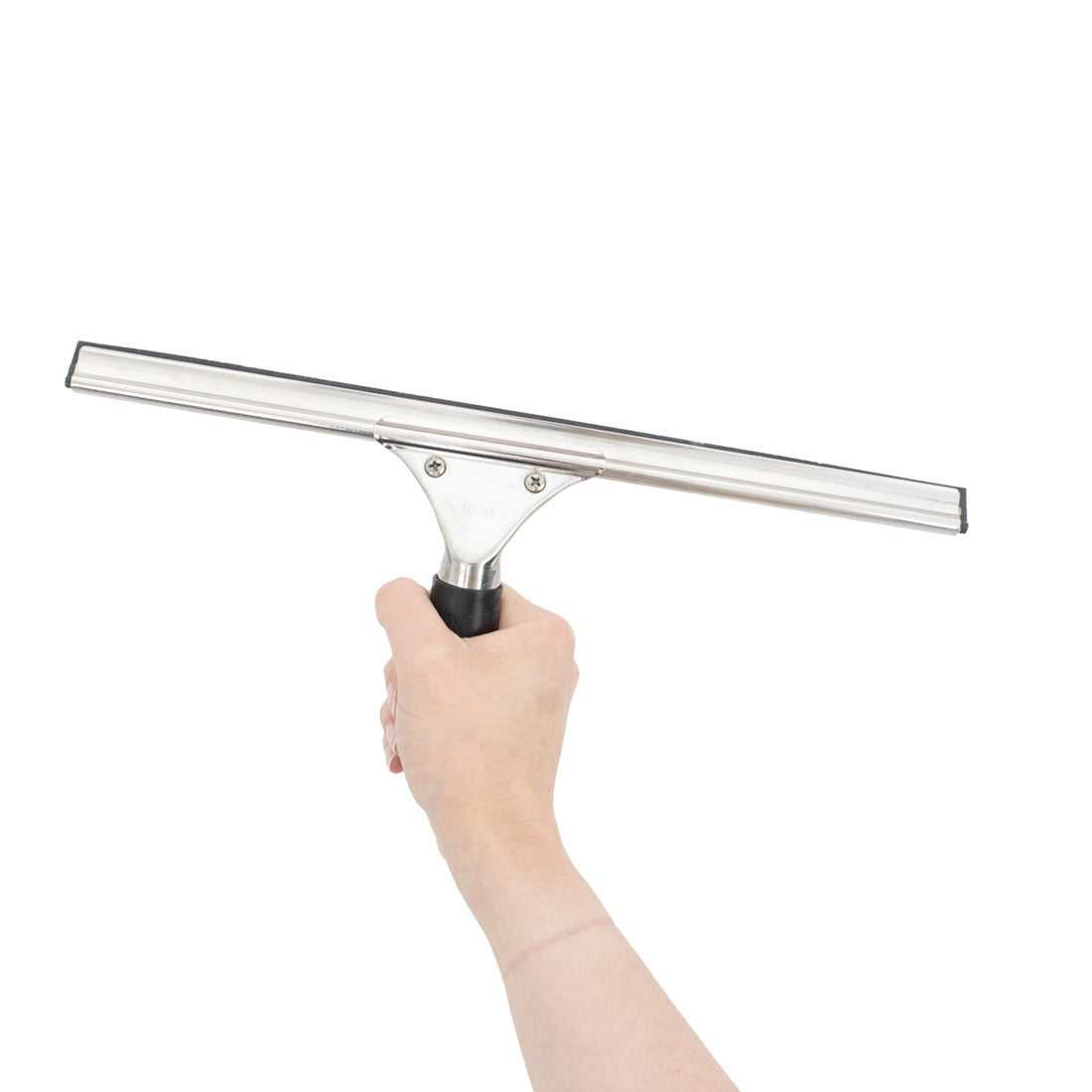 Ettore Complete Stainless Steel with Rubber Grip Squeegee WindowCleaner.com