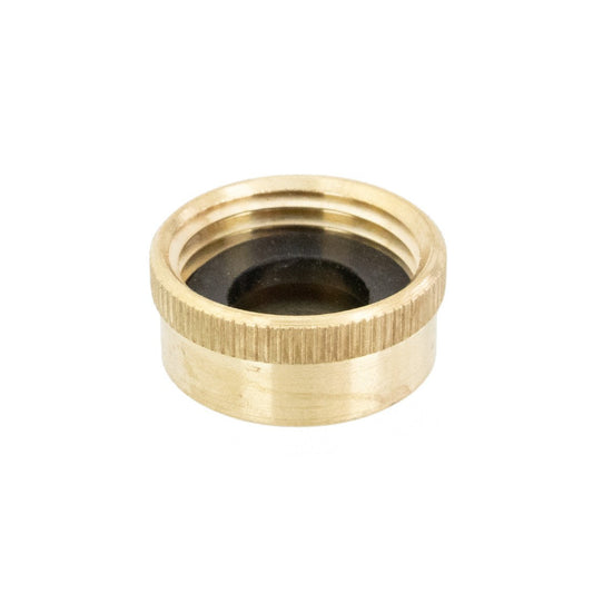 Brass Garden Hose Cap - Female WindowCleaner.com