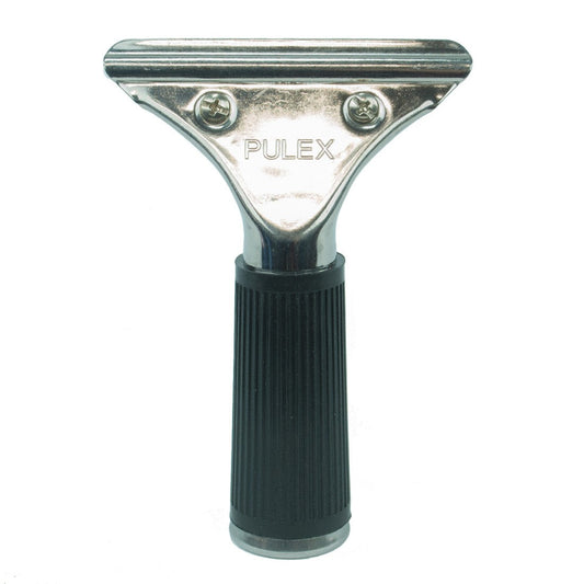 Pulex Stainless Steel Squeegee Handle with Rubber Grip WindowCleaner.com