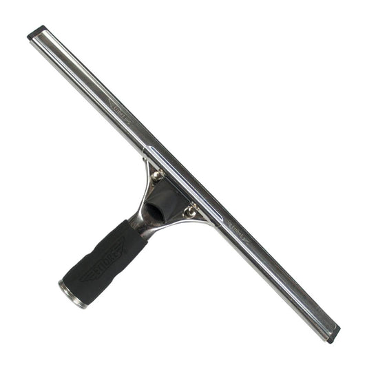 Ettore Complete Quick Release Stainless Steel with Rubber Grip Squeegee WindowCleaner.com