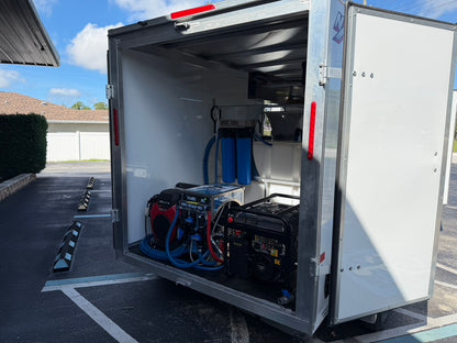 The Enclosed 6x12 Drone Trailer
