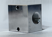 3/8" Aluminum Unloader Block Top Load Softwash Depot