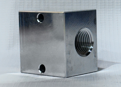 3/8" Aluminum Unloader Block Top Load Softwash Depot