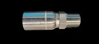 1/2" NPT x 1/2" Softwash Hose Crimp Solid Stainless Steel Cigarcity Softwash