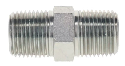 1/4” x 3/8” Steel Hex Nipple 5404-06-04 Fittings Cigarcity Softwash.