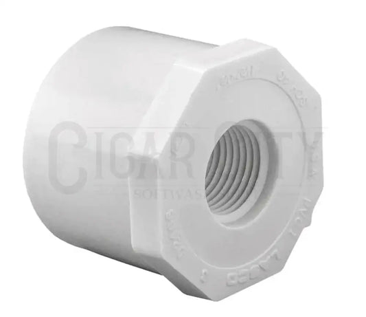 1-1/4" x 1" Slip Bushing PVC Fittings Cigarcity Softwash.