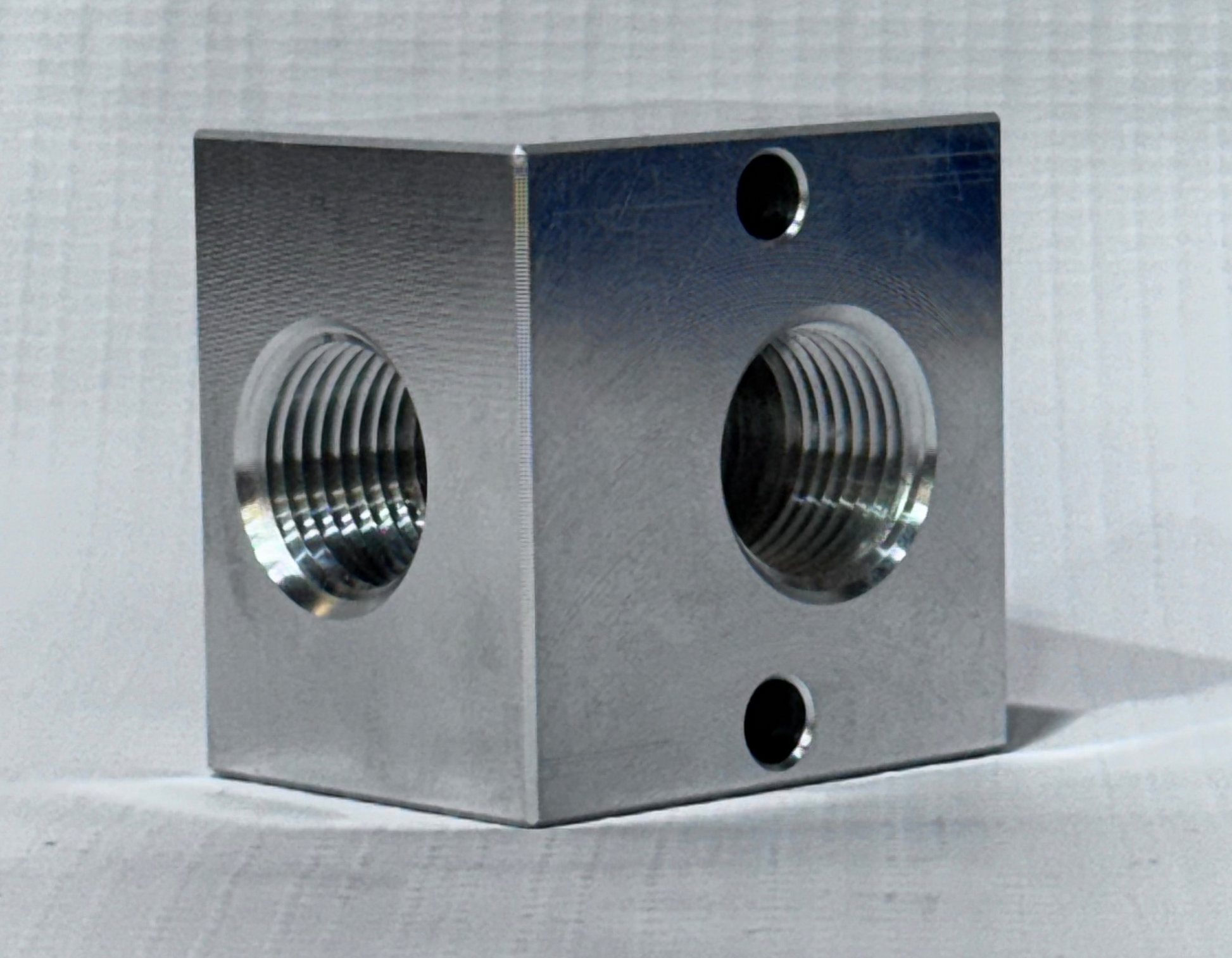 3/8" Aluminum Unloader Block Top Load Softwash Depot