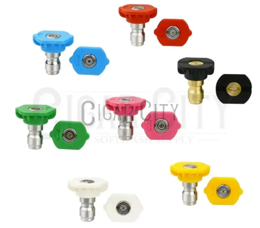 1/4" Quick Change Color Coded Tips Tips Cigarcity Softwash.