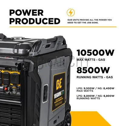 10,500 Watt Digital Inverter Generator Cigarcity Softwash