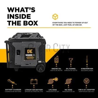 10,500 Watt Digital Inverter Generator Cigarcity Softwash