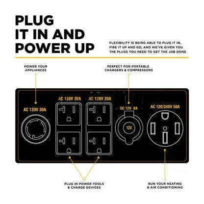10,500 Watt Digital Inverter Generator Cigarcity Softwash