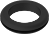 SBR Rubber Grommet – 1-1/2" Hole Diameter – 3/32" Thick – 9600K52