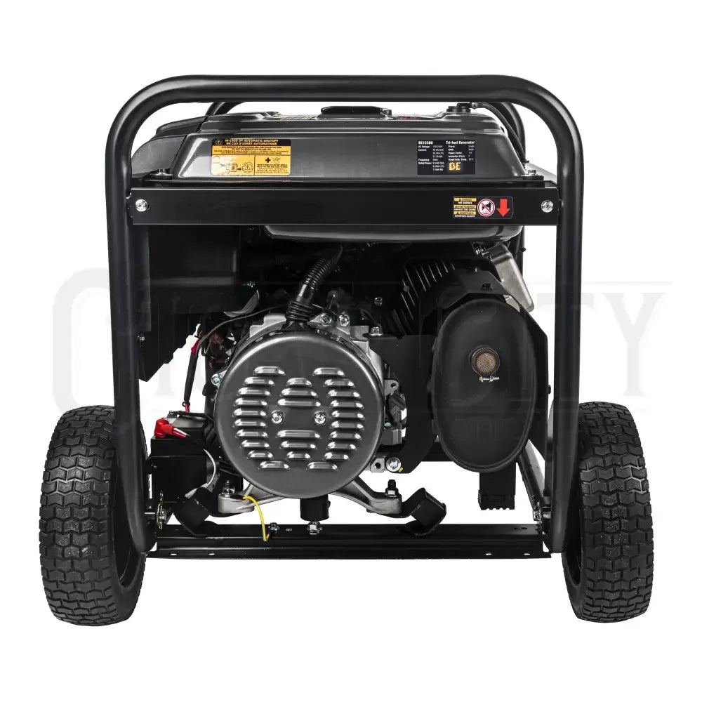 12,500 Watt BE Electric Start Tri-Fuel Generator Generator Cigarcity Softwash.